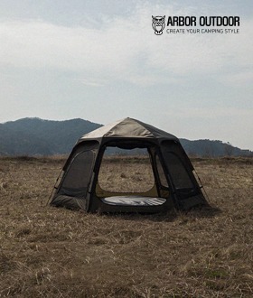 ARBOR 아버 캠핑 오토 핏 하우스 원터치 텐트
